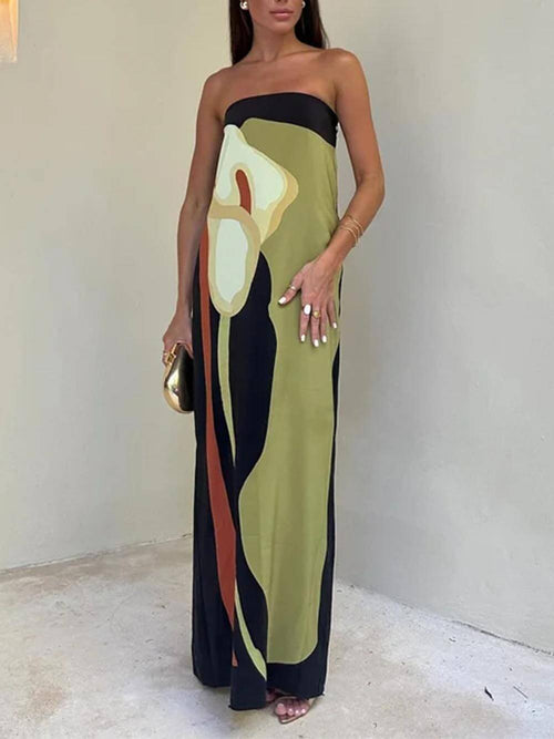 Lily Strapless Maxi Dress