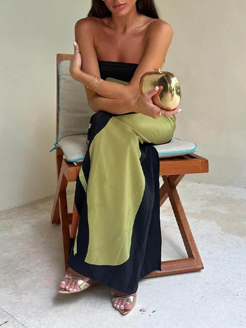 Lily Strapless Maxi Dress