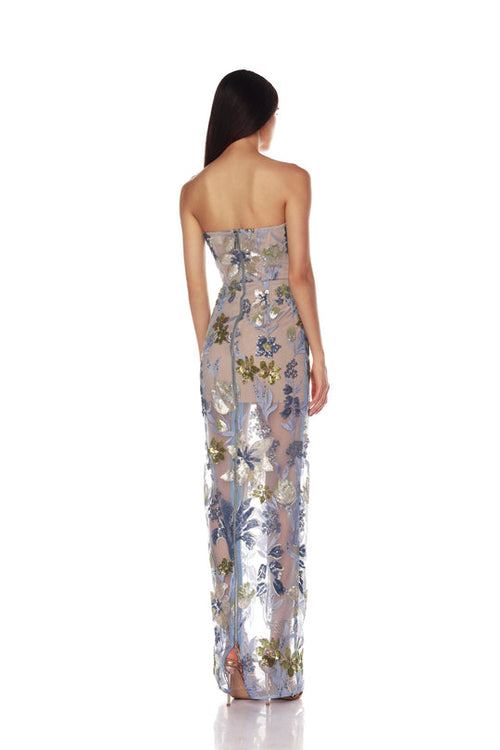 Midnight Botanica Gown