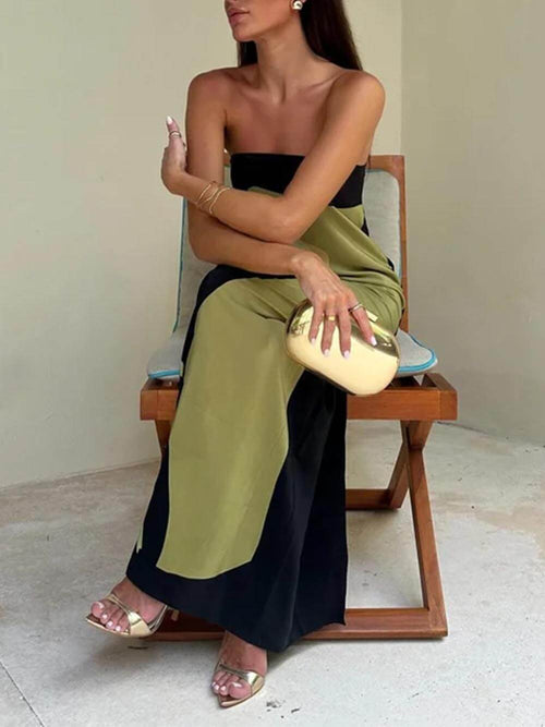 Lily Strapless Maxi Dress