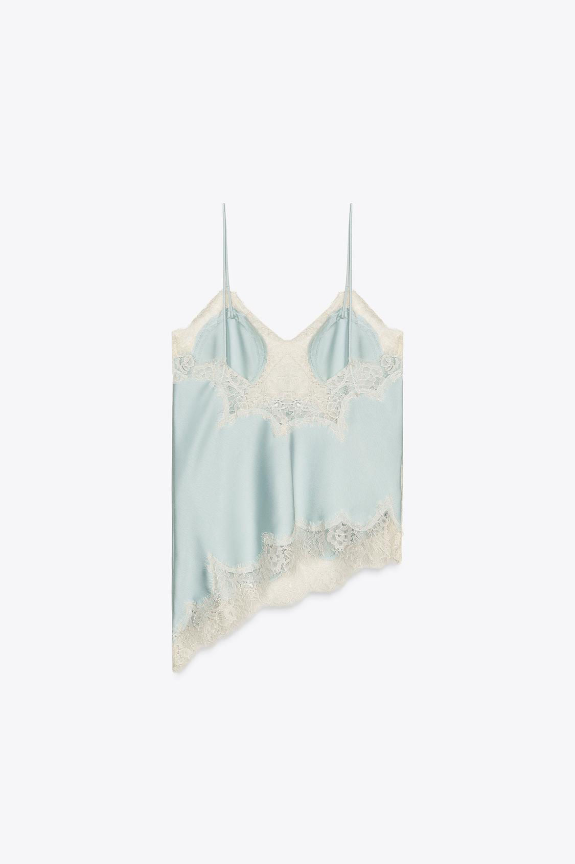 Isolde Lace-Trim Camisole