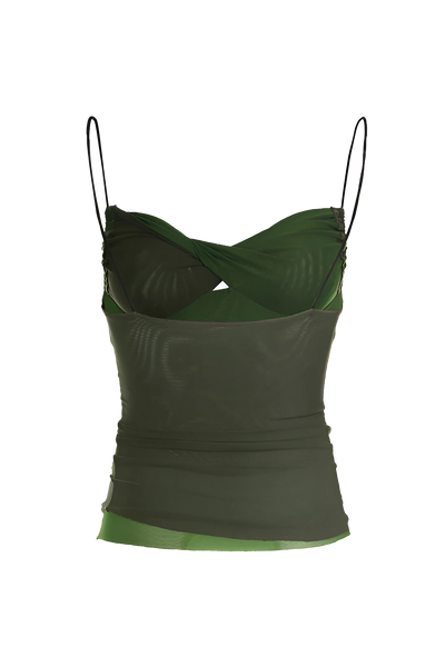 Forest Drape Cami Top
