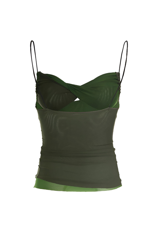 Forest Drape Cami Top