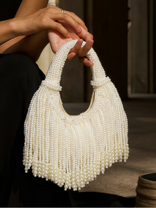 Pearl Cascade Tote Bag