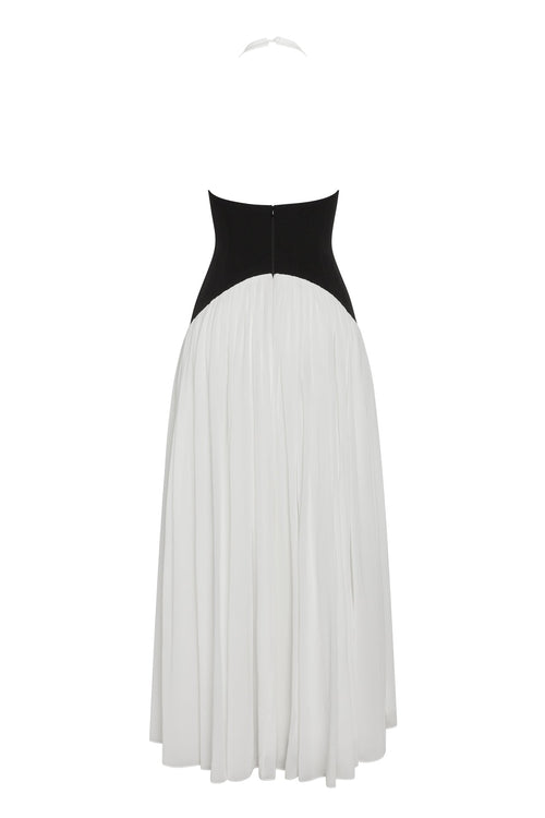 The Elyzá Contrast Maxi Dress