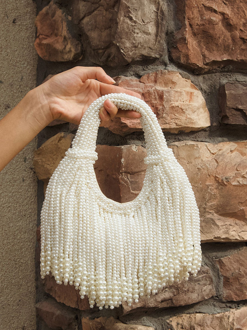 Pearl Cascade Tote Bag