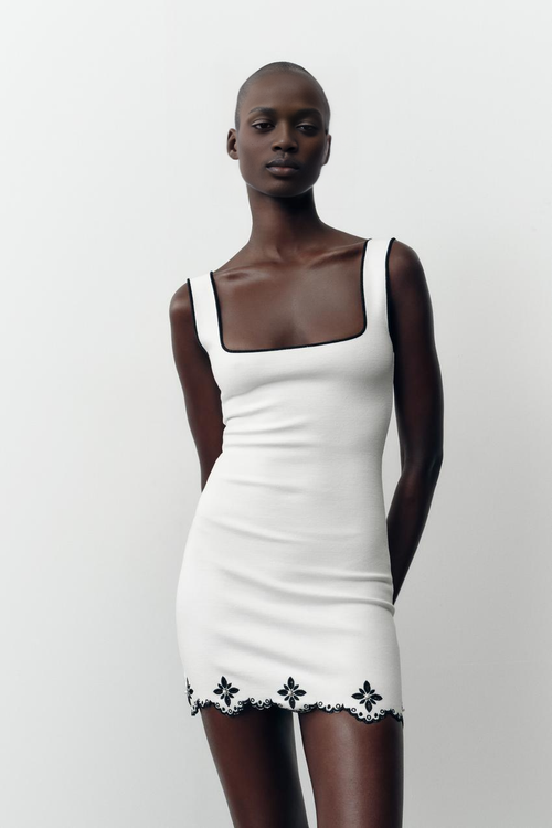 Fleur Blanche Mini Dress