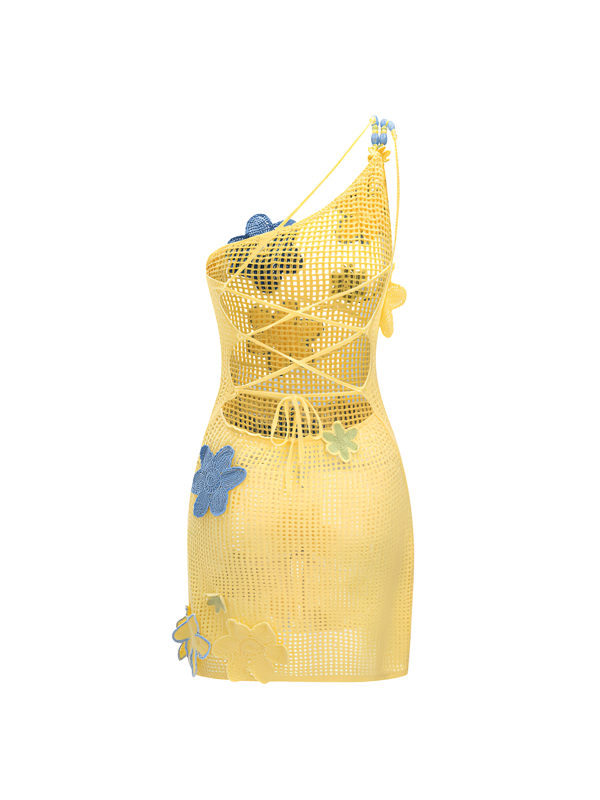 Sun Bloom Mesh Dress