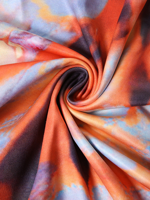 Wild Fire Tide Ruffle Maxi Dress
