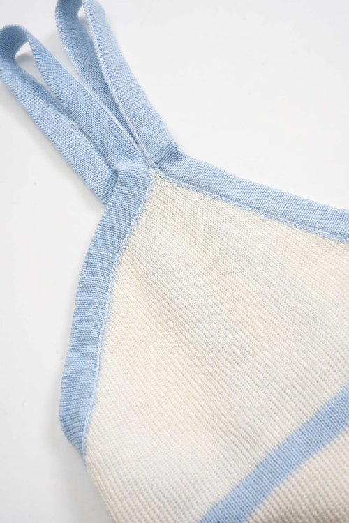 Ocean Knitted Slip Sleeveless Dress