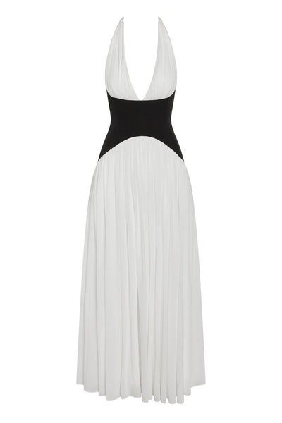The Elyzá Contrast Maxi Dress