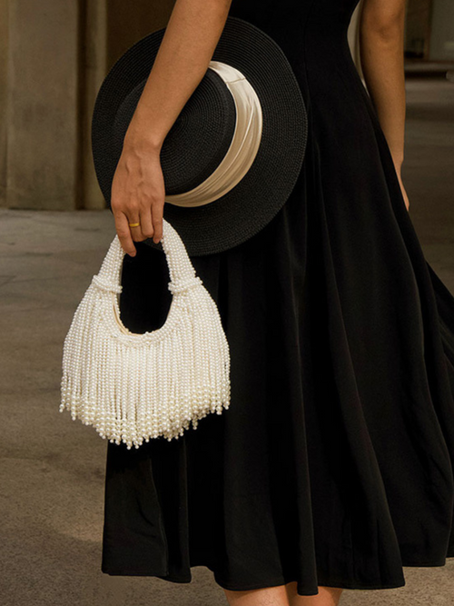 Pearl Cascade Tote Bag