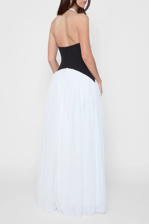 The Elyzá Contrast Maxi Dress