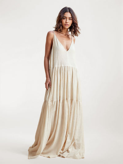 Tiered Boho Maxi Dress