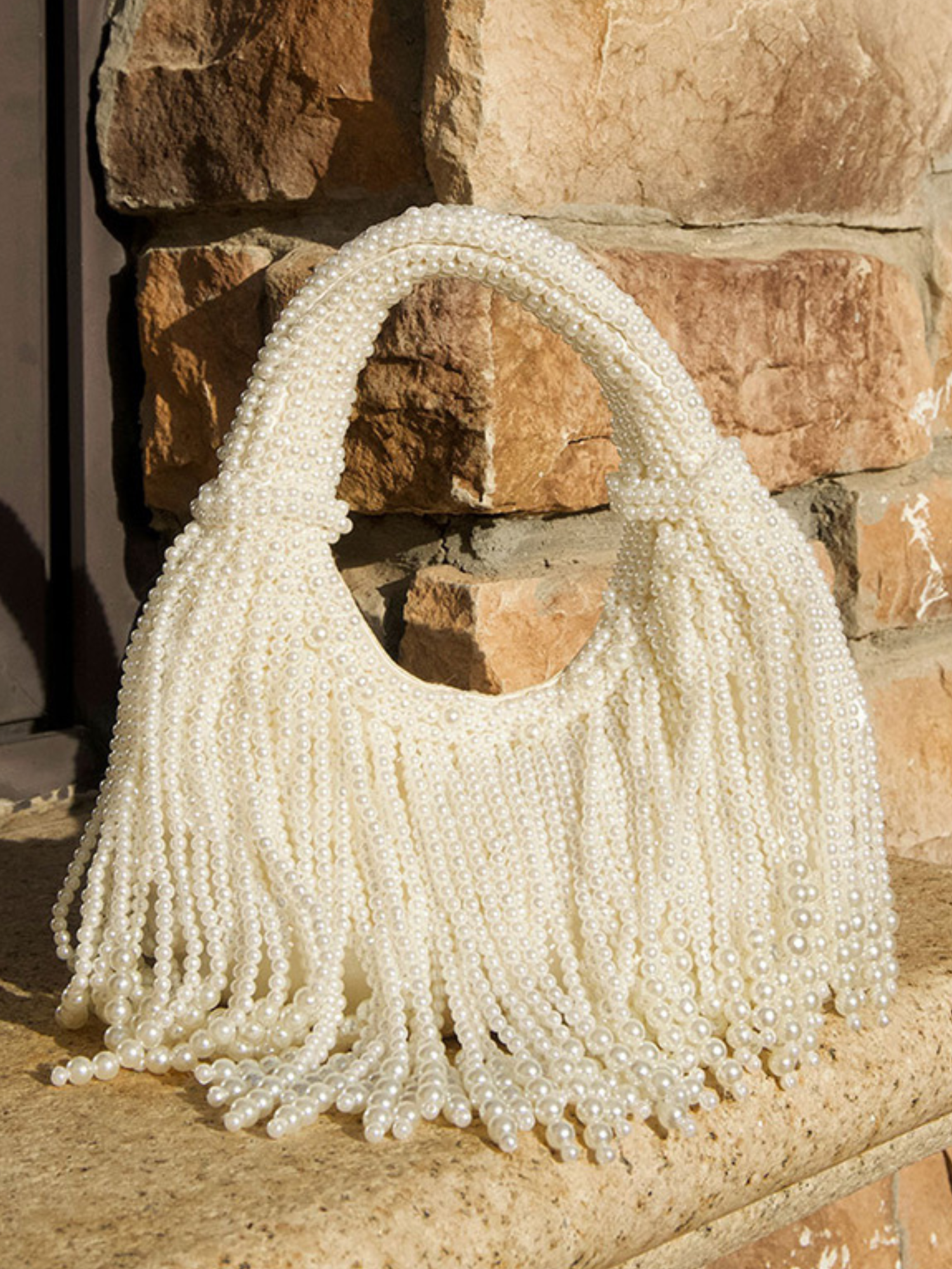 Pearl Cascade Tote Bag