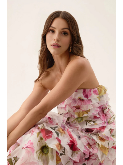 Amélie Bloom Ruffle Gown