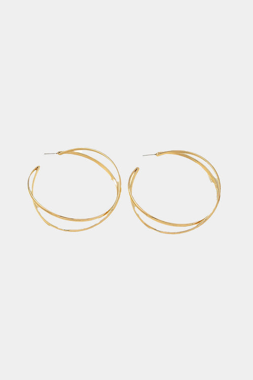 Metal Round Earrings
