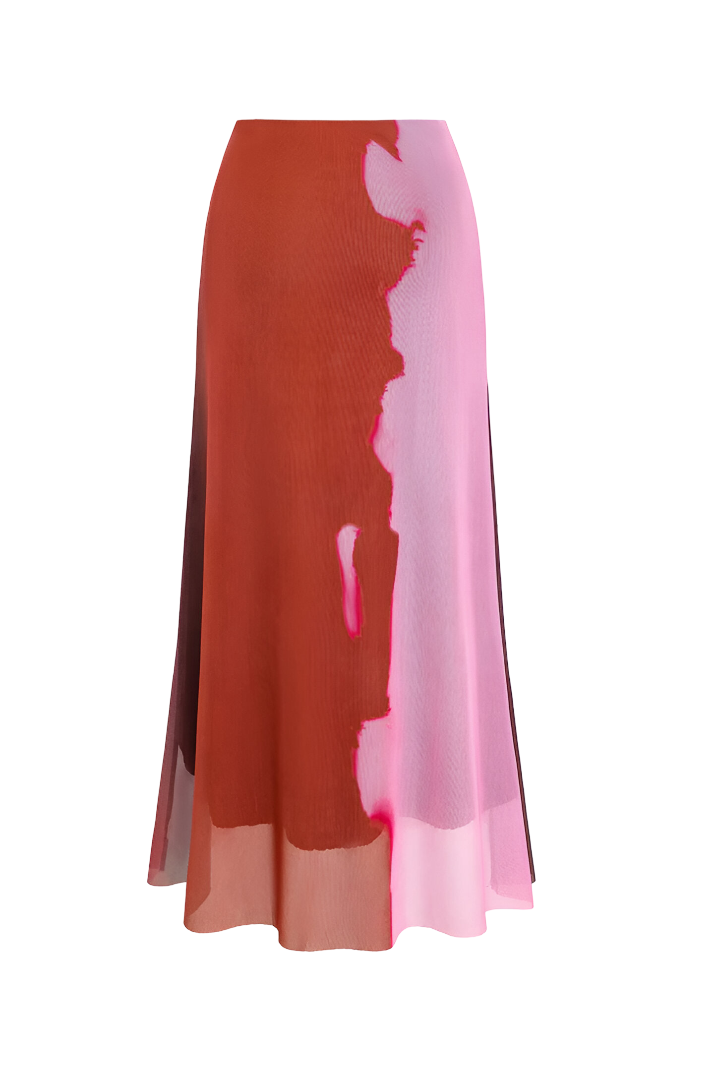 Molten Sunset Midi Skirt