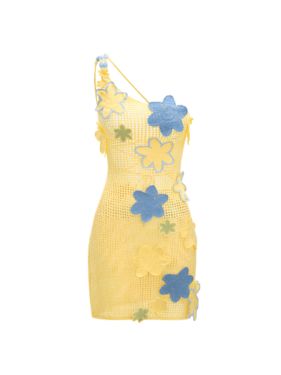 Sun Bloom Mesh Dress