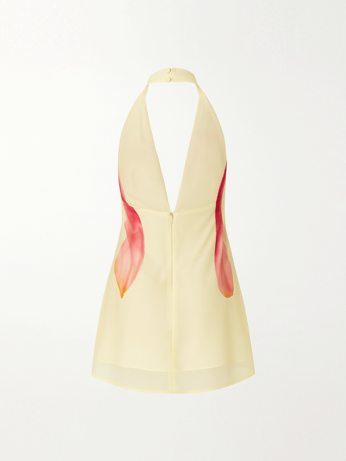 Hibiscus Halter Mini Dress