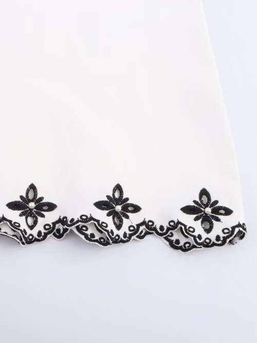 Fleur Blanche Mini Dress
