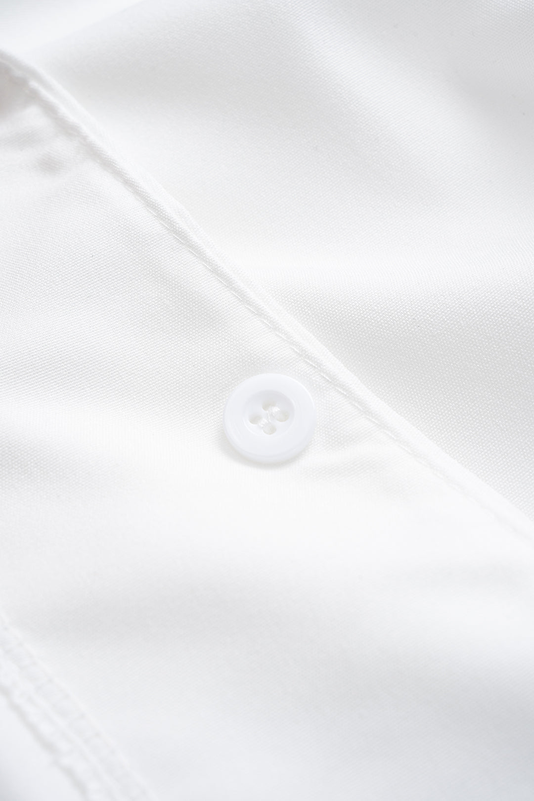 Button Irregular Ruched Long-Sleeve Shirt