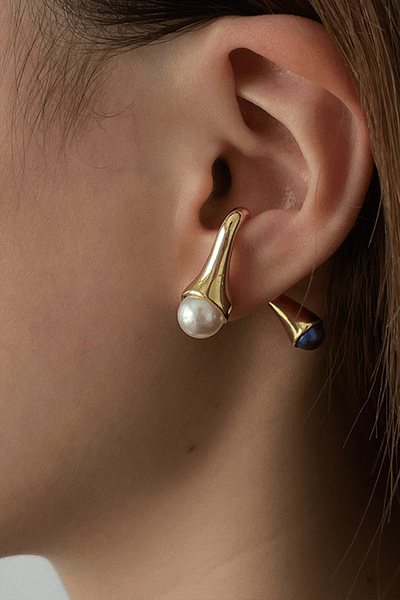 1pc Stacking Pearl Golden Earring