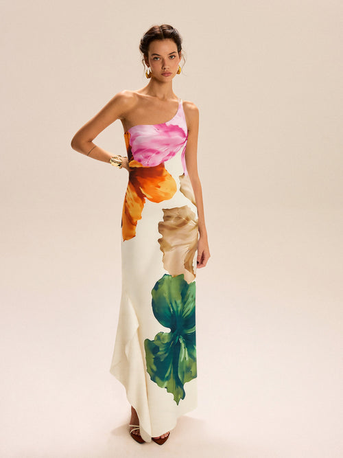 Daniella One Shoulder Maxi Dress