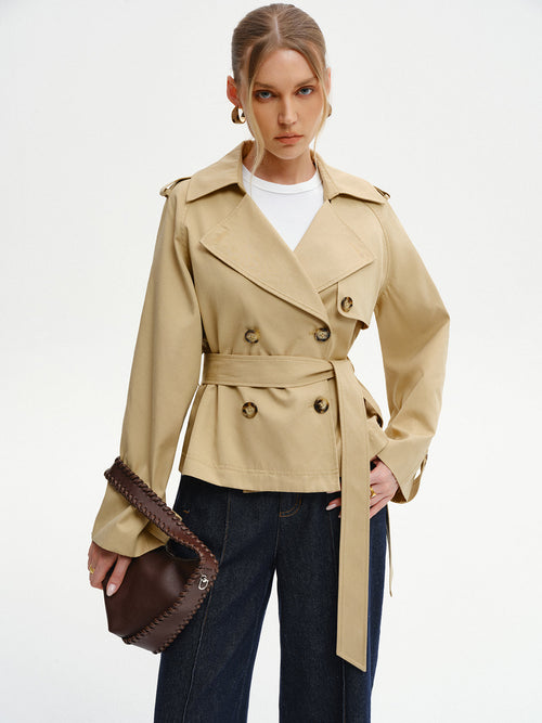 The City Chic Double Trench Jacket