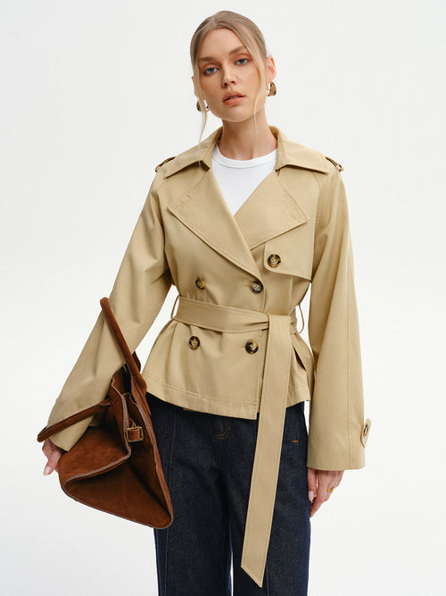 The City Chic Double Trench Jacket