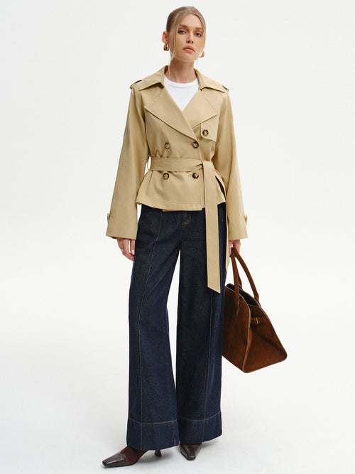 The City Chic Double Trench Jacket
