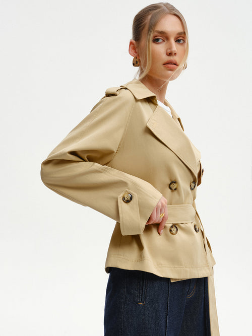The City Chic Double Trench Jacket