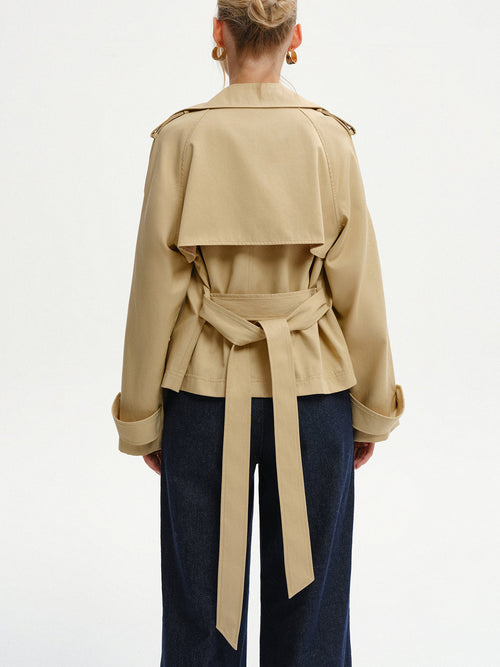 The City Chic Double Trench Jacket
