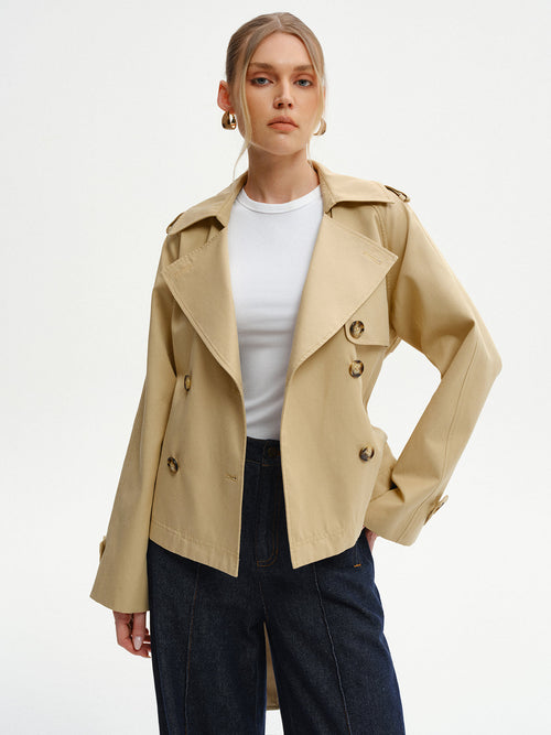 The City Chic Double Trench Jacket