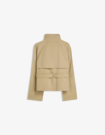 The Brookvale High Neck Short Trench
