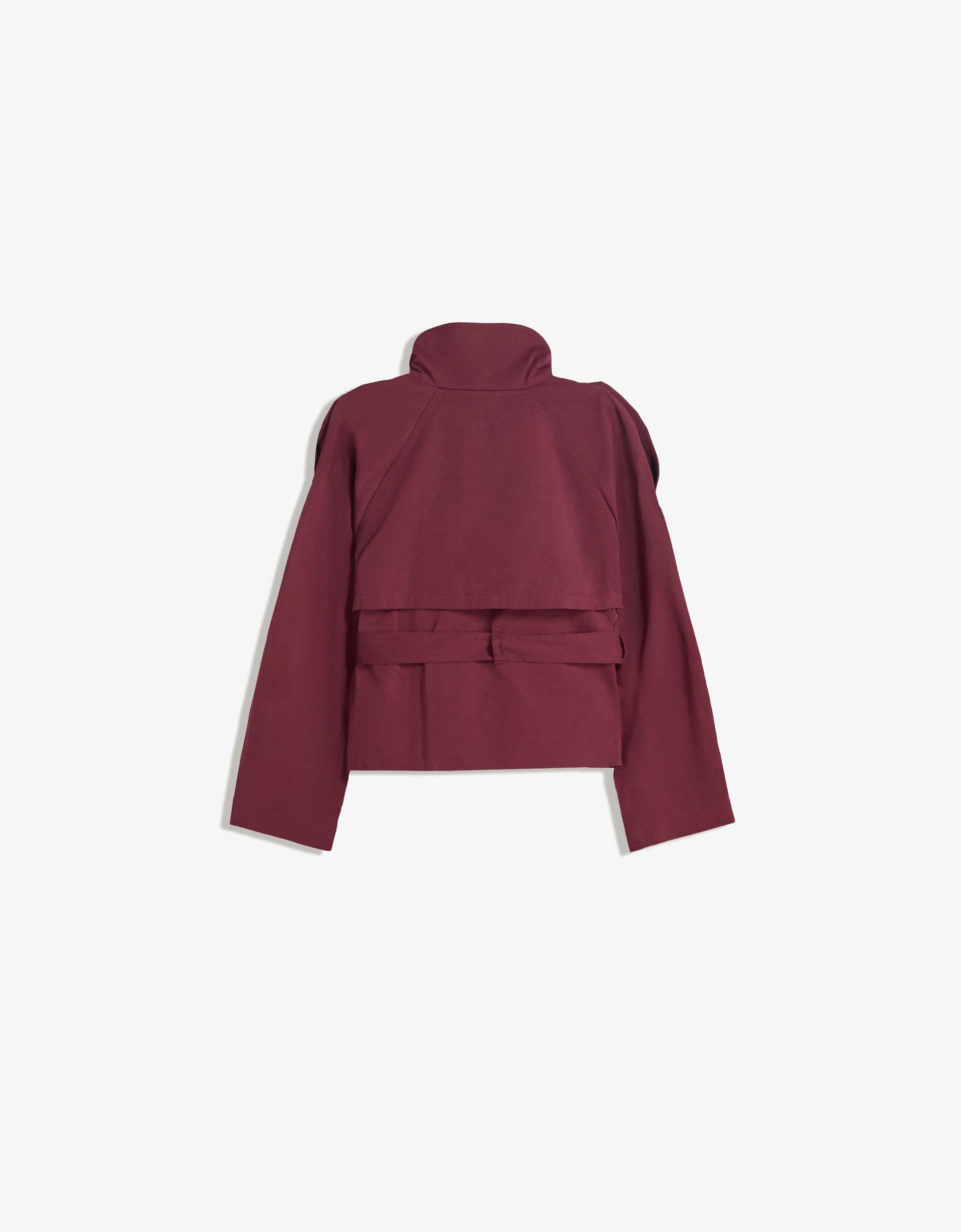 The Brookvale High Neck Short Trench
