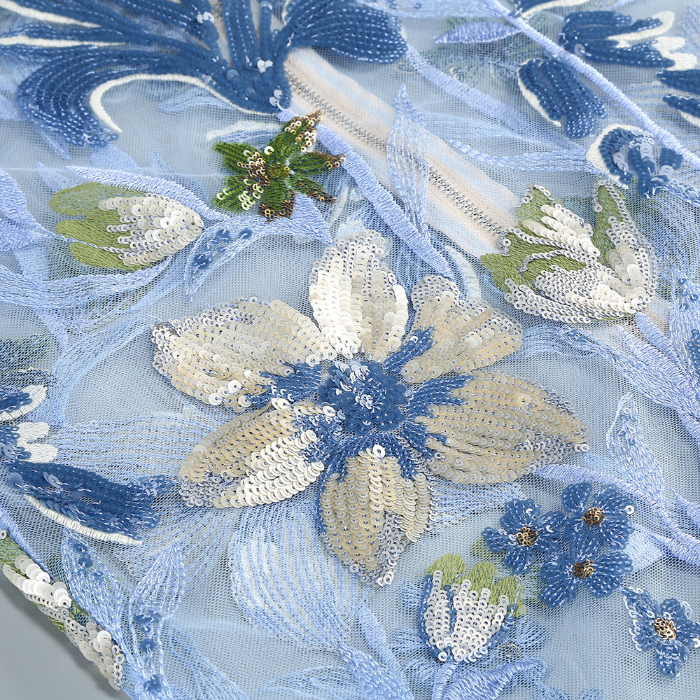 Midnight Botanica Gown