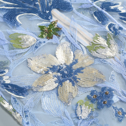 Midnight Botanica Gown