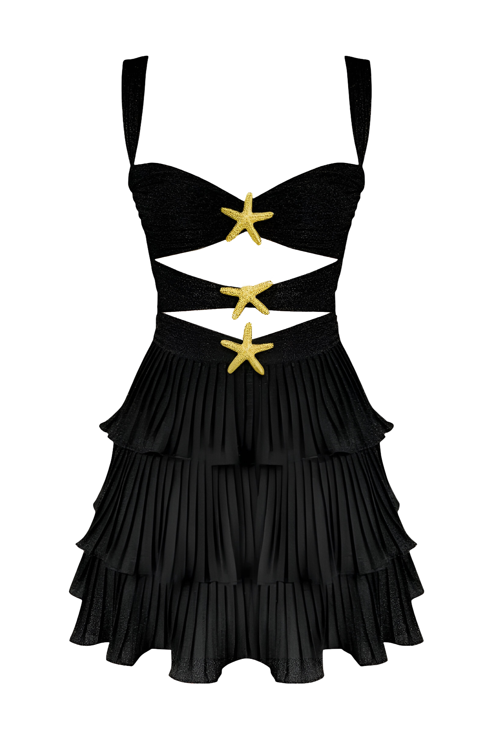 Starbay Cutout Ruffle Dress