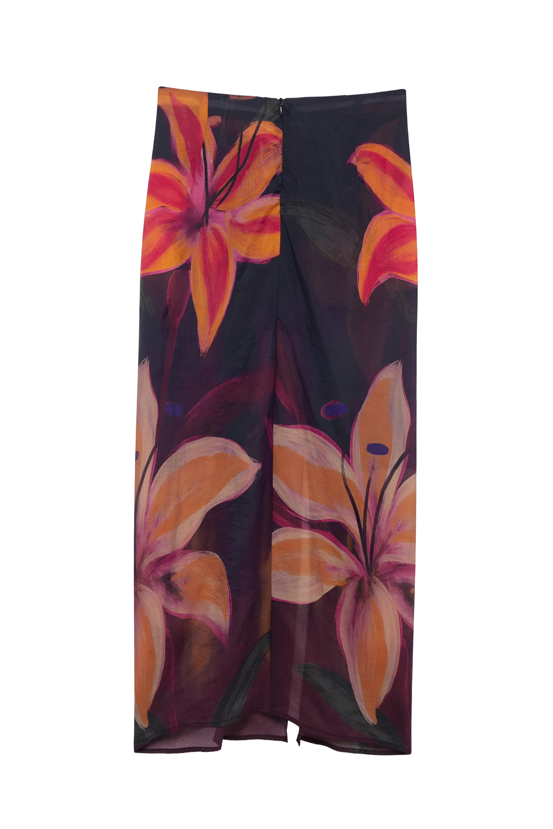 Midnight Bloom Sarong Skirt