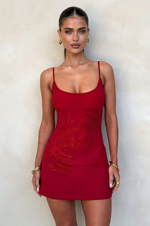 Rosé Ember Mini Dress