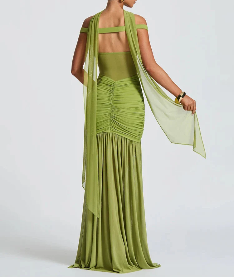Ariel Thigh High Maxi Dress
