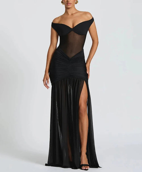 Ariel Thigh High Maxi Dress