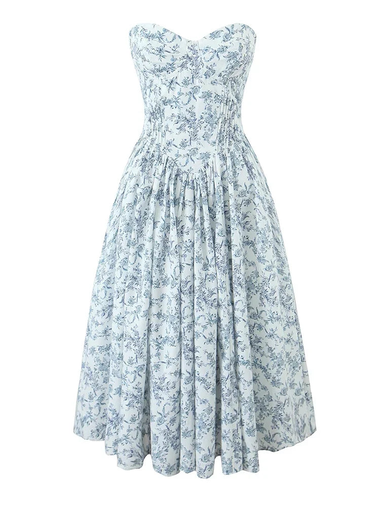 The Loire Toile Midi Dress