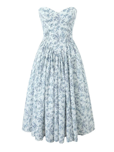 The Loire Toile Midi Dress