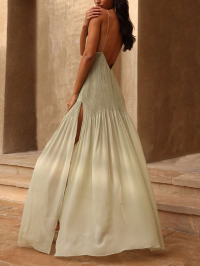 Soft Green Maxi Dress for Elegance