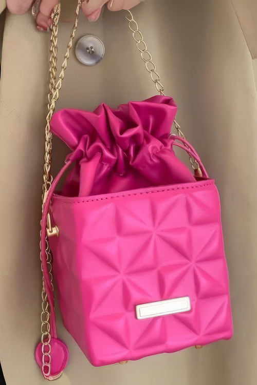 Faux Leather Cross-Body Bag