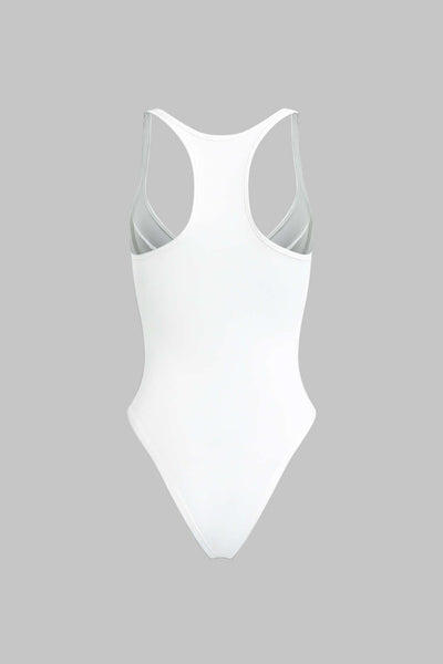 BasicV Neck Bustier Bodysuit