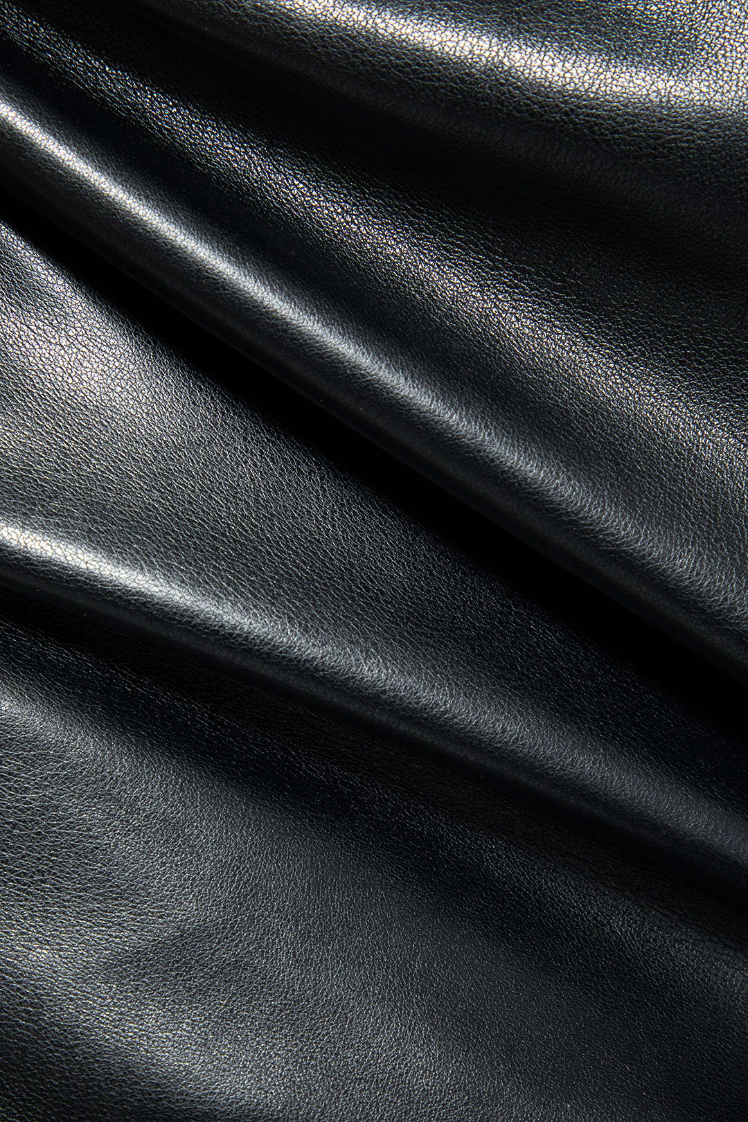 Tie Leather Front Mini Dress