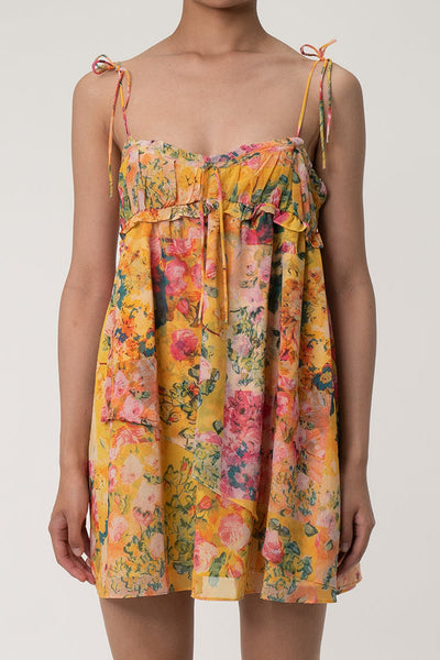 Perfect Vacay Floral Print Mini Dress